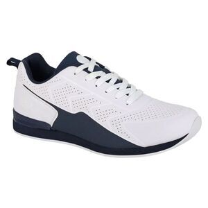 Dek Mens Plant Bowling Shoes / White/Navy